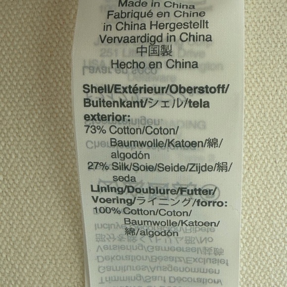 J. Crew Re-Imagined White Cotton/Silk Blouse - Picture 12 of 16